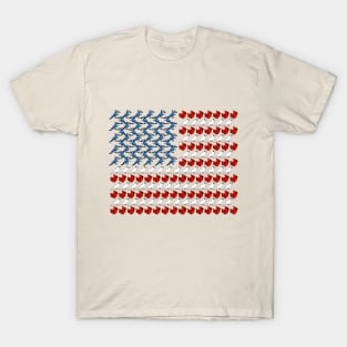 U.S. Flag of Birds T-Shirt